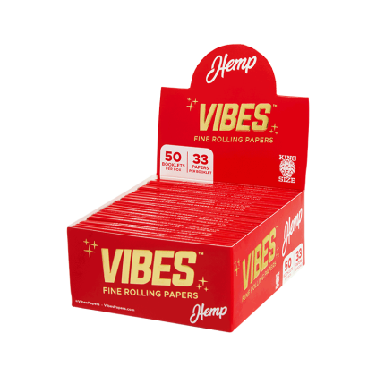 Vibes Rolling Paper King Size - Hemp (50X33)