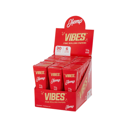 Vibes Cone 1 1/4 - Hemp (30X6)