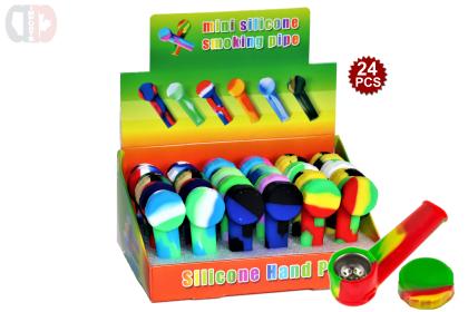 Silicone Pipe w/Metal Screen (24)