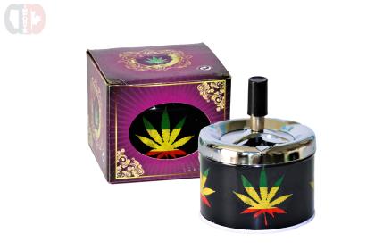 Ashtray with Storage Leaf