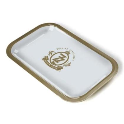 Rolling Tray - Zig Zag White Small