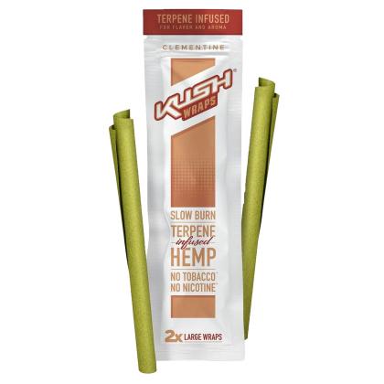 Kush Wraps - Clementine w/Terpene (15)