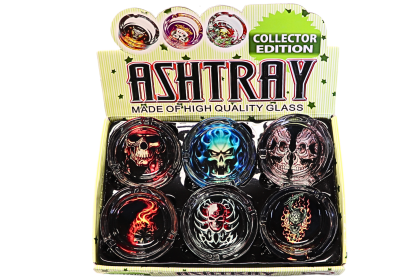 Glass Ashtray - Collector's Edition Skull (6)