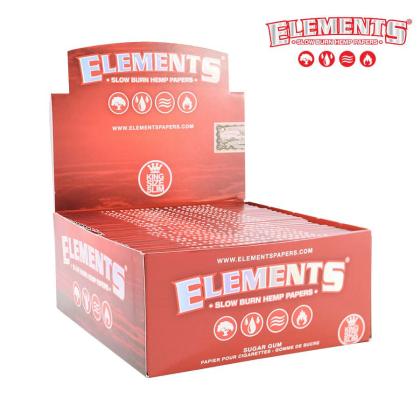 Elements King Slim Paper - Red (50x33)
