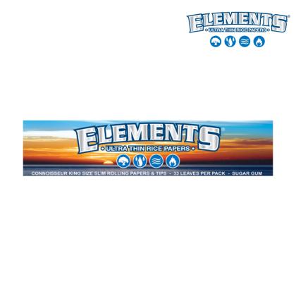 Elements King Size Paper + Tips - Blue Connoisseur (32x24)