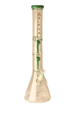 Glass Bong - 19" Alpha DSJ-08