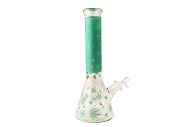 Glass Bong Beaker Leaf 18" 7mm